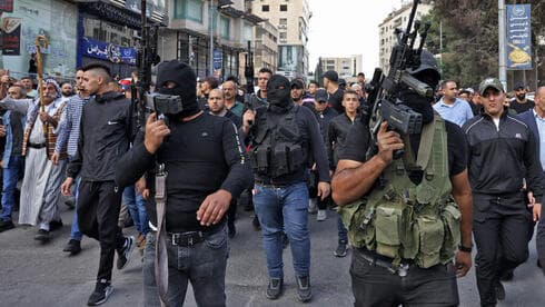 Miembros de Lion's Den en Nablus. 