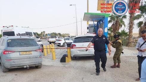 La escena del presunto ataque en el centro de Cisjordania. 