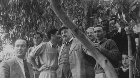 Chaim Weizmann en Nir David, 1944.