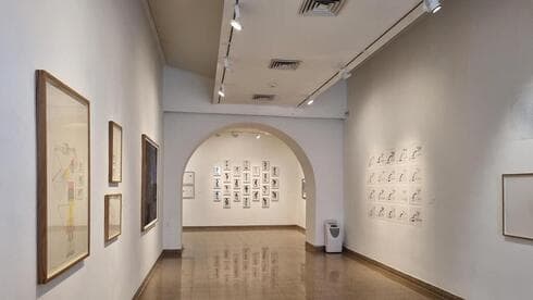 Vista de una de las muchas galerías de la Casa de los Artistas de Jerusalén (Foto: The Media Line) Vista de una de las muchas galerías de la Casa de los Artistas de Jerusalén