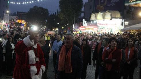 Celebraciones navideñas en Nazaret.