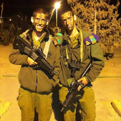 Ziv Eliyahu, durante el tiempo que estuvo en el ejército. 