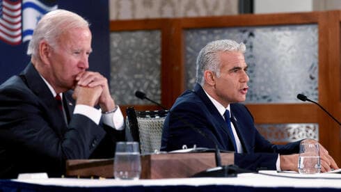 Joe Biden y Yair Lapid. 