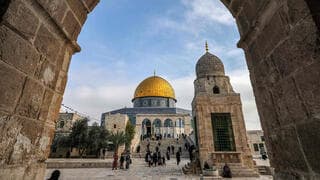 Mezquita de al-Aqsa y Cúpula de la Roca. 