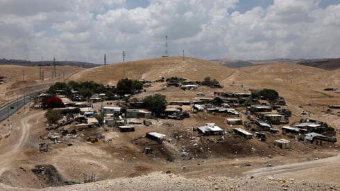 Pueblo beduino de Khan al-Ahmar. 