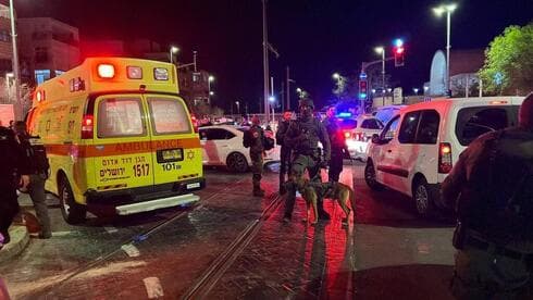 La escena del ataque terrorista.