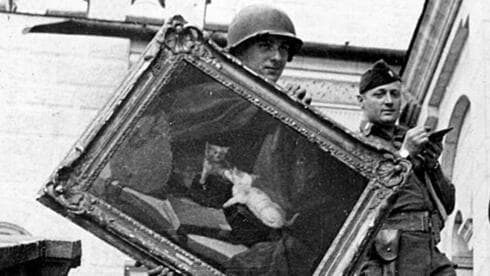 Obras de arte confiscadas por soldados nazis.