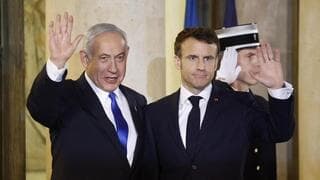 Netanyahu Macron