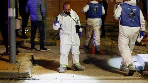 Escena del atentado en Jerusalem. 