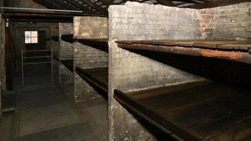 Camas de prisioneros de Auschwitz.