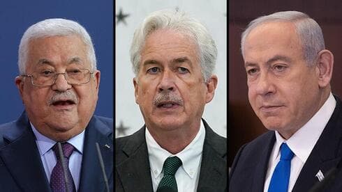 El presidente de la AP, Abbas, el director de la CIA, Burns, y el primer ministro de Israel, Netanyahu. (Getty) El presidente de la AP, Abbas, el director de la CIA, Burns, y el primer ministro de Israel, Netanyahu.