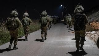 Fuerzas de las FDI en Cisjordania. 