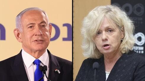 El primer ministro y la fiscal general, con diferencias de opiniones. (Moti Kimchi, Shalev Shalom, Elad Gershgorn) El primer ministro y la fiscal general, con diferencias de opiniones.