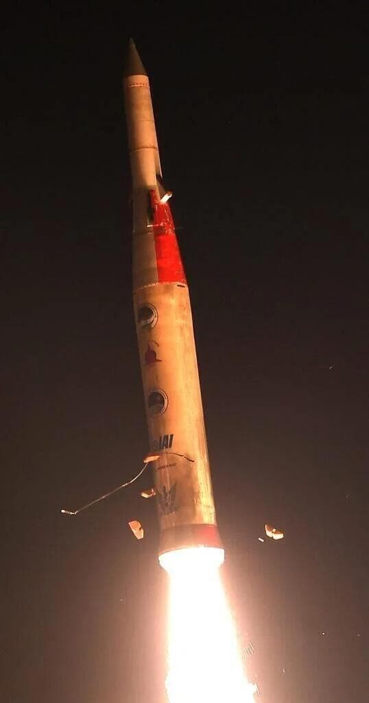 Lanzamiento del Ofek 13 al espacio.