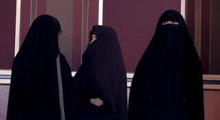 Mujeres iraníes con velo. 