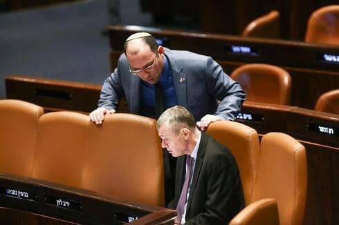 Simcha Rothman y Yariv Levin.