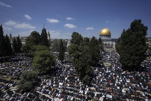 Oraciones de Ramadán en Al Aqsa.