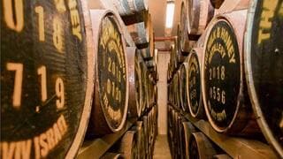 Barriles de whisky kosher. 