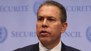 Gilad Erdan, embajador israelí ante la ONU. 