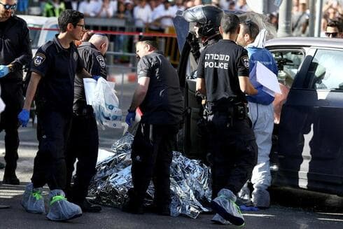 El lugar del ataque terrorista, en una zona turística de Jerusalem.