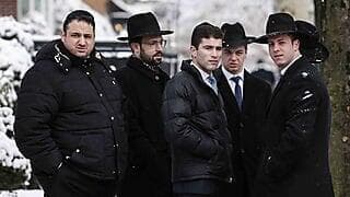 Hombres judíos en Nueva York.