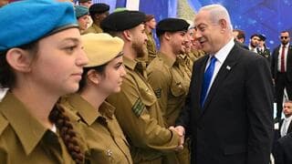 El primer ministro de Israel, Benjamin Netanyahu, durante el evento.