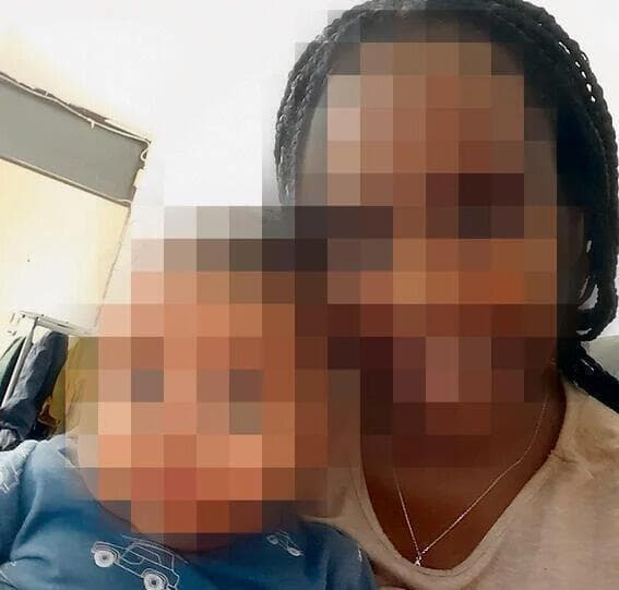 Una madre etíope y su bebé.