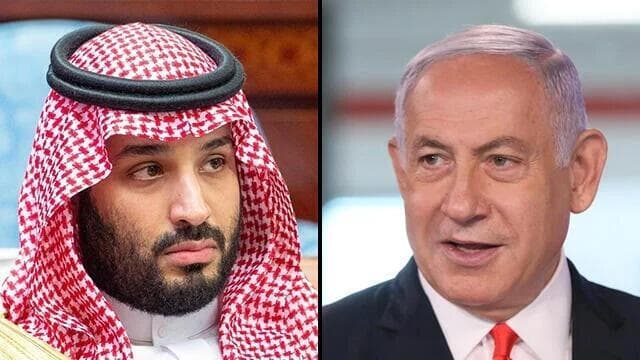 Mohammed bin Salman, Benjamin Netanyahu. 