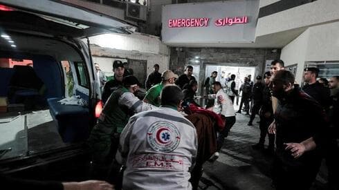 Secuelas del ataque israelí del martes en Gaza.