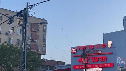 Una intercepción de la Cúpula de Hierro en el cielo de Ashkelon. 