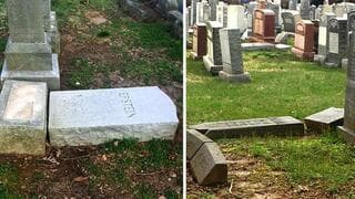 Tumbas judías profanadas en Pensilvania, 