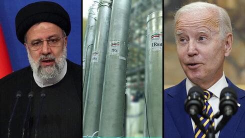 El presidente iraní Ibrahim Raisi y el presidente estadounidense Joe Biden.