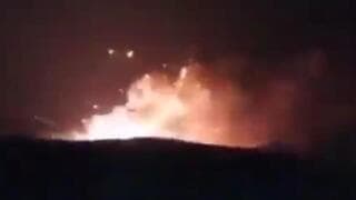 Archivo: Ataque vinculado a Israel en la ciudad siria de Alepo.