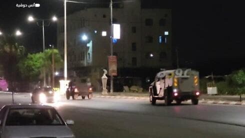 Entrada de tropas israelíes en Jenin. 
