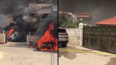 Colonos incendian casas y coches en Turmus Ayya.