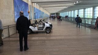 Aeropuerto Internacional Ben Gurión, en Tel Aviv. 