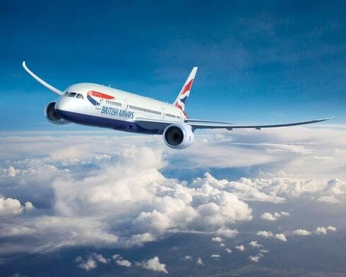 Avión de British Airways.
