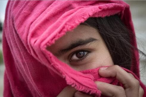 Niña en Siria.