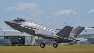 El caza furtivo F-35 de Lockheed Martin.