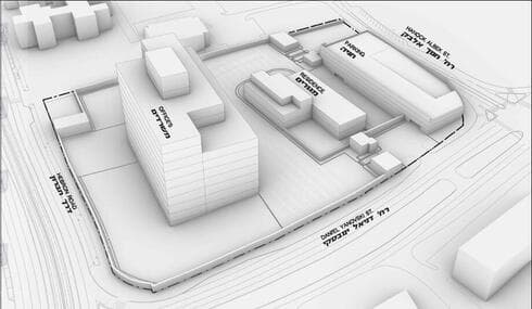 Plano de la embajada estadounidense en Jerusalem. 