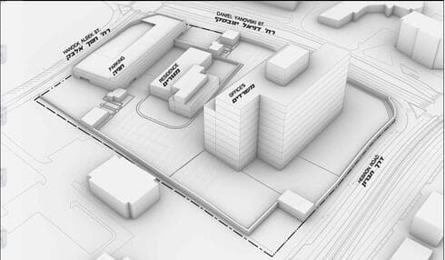 Plano de la embajada estadounidense en Jerusalem.