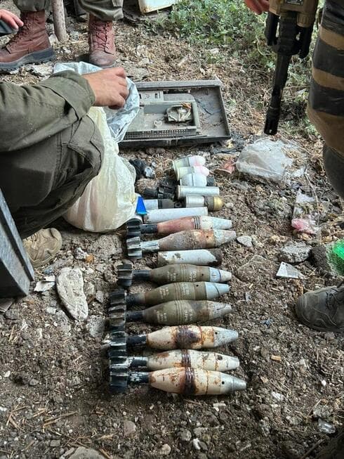 Soldados de las FDI incautaron, entre otras cosas, morteros y granadas durante su operación antiterrorista en Jenín. (Ynet) Soldados de las FDI incautaron, entre otras cosas, morteros y granadas durante su operación antiterrorista en Jenín.