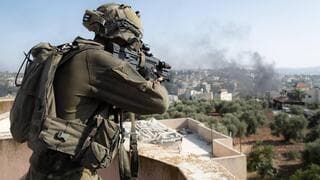 Soldado de las IDF operando en Jenín.