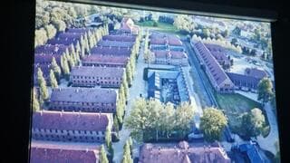 Una de las vistas aéreas del Museo de Auschwitz-Birkenau que se podrán ver durante el recorrido virtual.