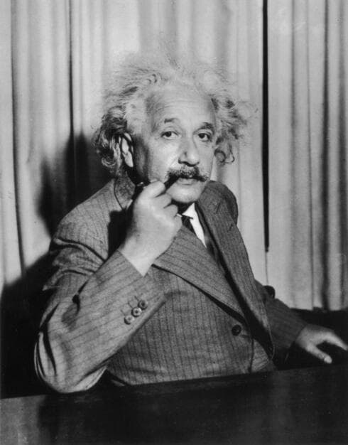 Albert Einstein.
