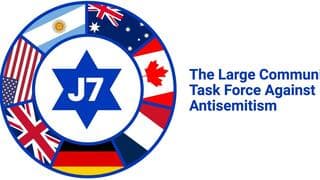 Logo del "Grupo de Trabajo Global J7" que luchará contra el antisemitismo en los países representantes.