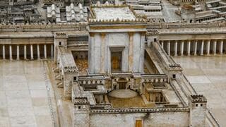 Maqueta del Segundo Templo.