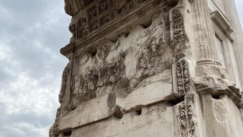 Arco de Tito en Roma.