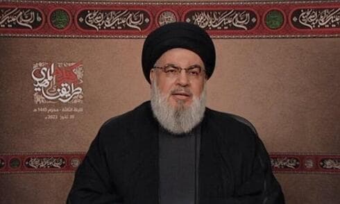 Hassan Nasrallah, secretario general de Hezbolá. 