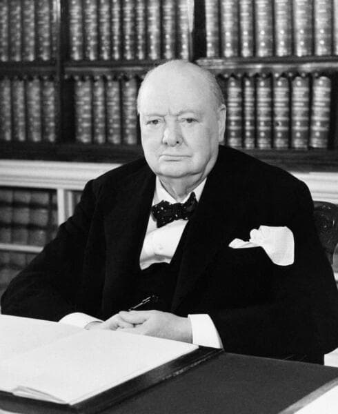 Winston Churchill.